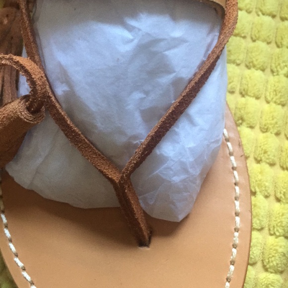 Soludos leather lace up sandals - Picture 4 of 6